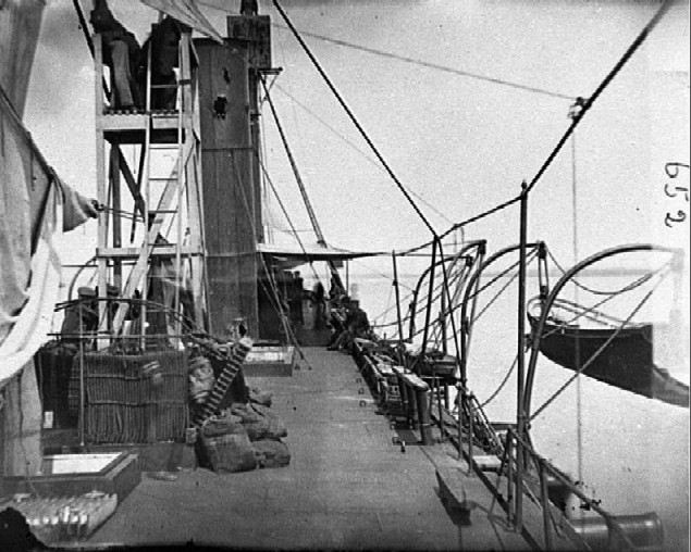 USS Galena upper deck