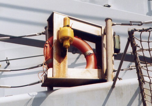 HMS Illustrious' life buoy