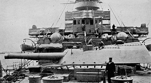 Hooded Barbette of HMS Majestic