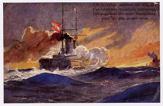 Post Card : Zrinyi Firing